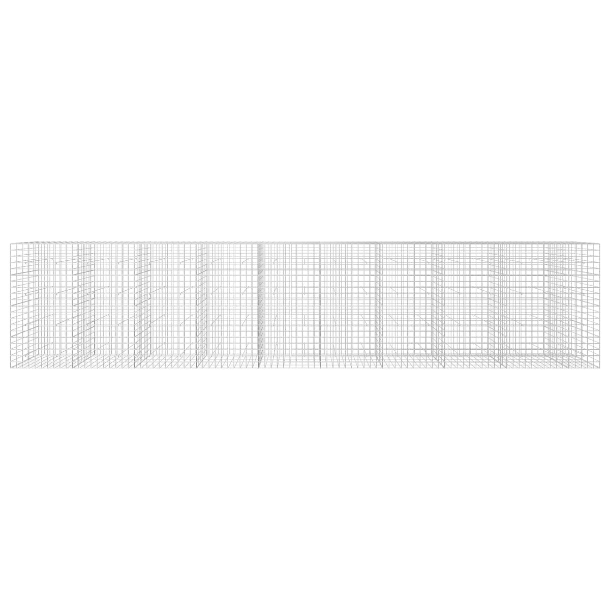 Gabion with 5 mm Wire and 10x10 cm Mesh 950x50x200 cm
