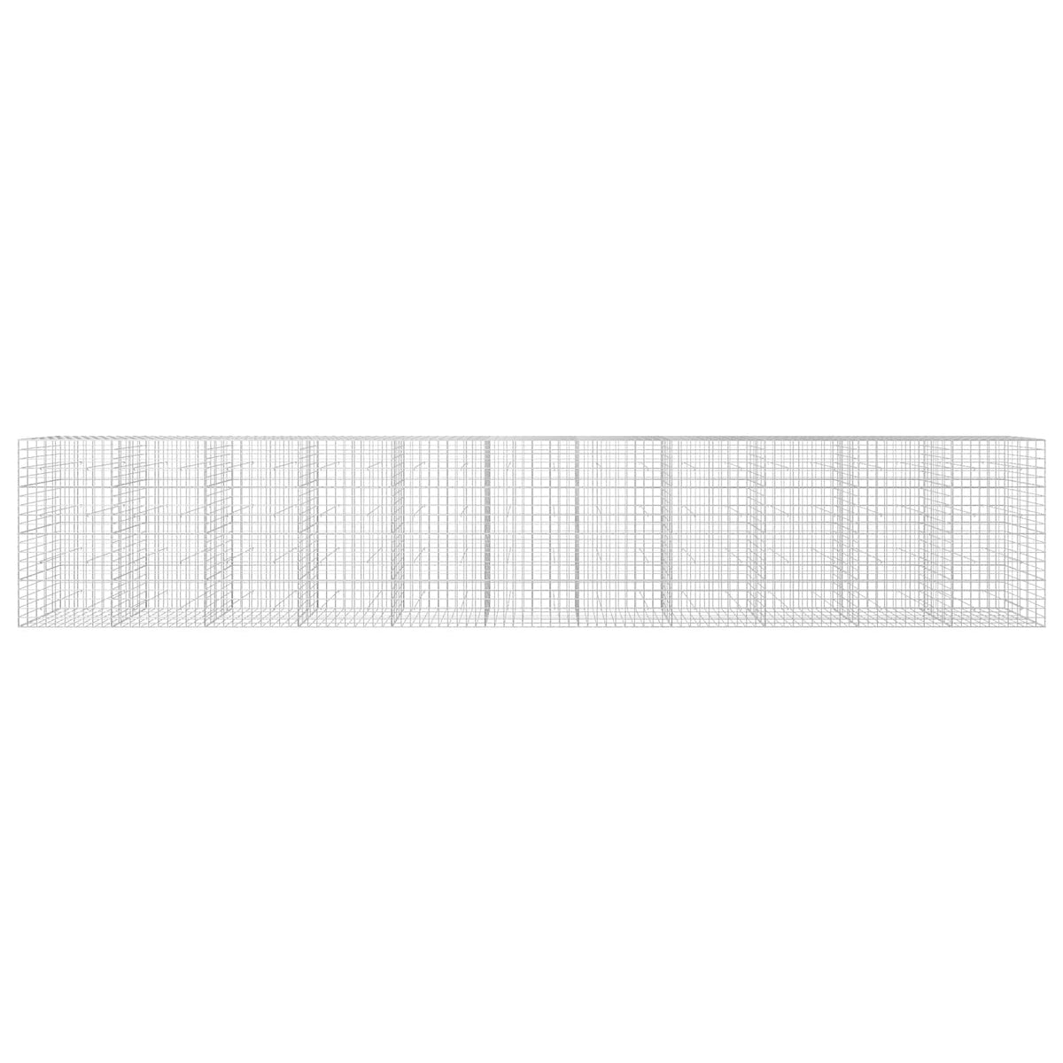 Gabion with 5 mm Wire and 10x10 cm Mesh 1100x50x200 cm