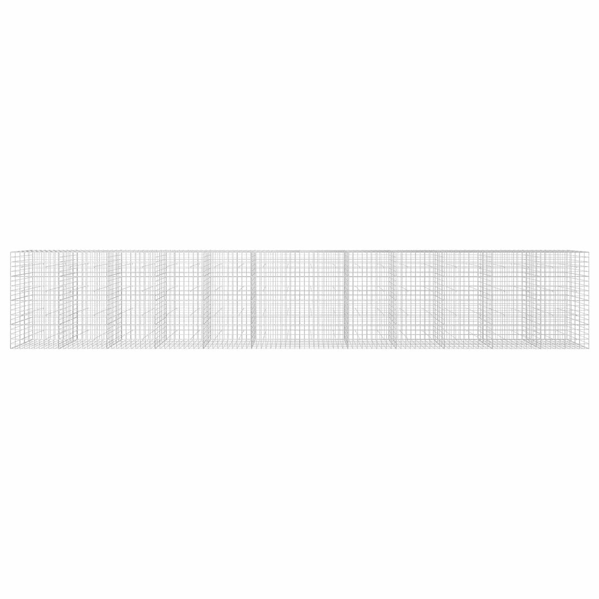 Gabion with 5 mm Wire and 10x10 cm Mesh 1200x50x200 cm