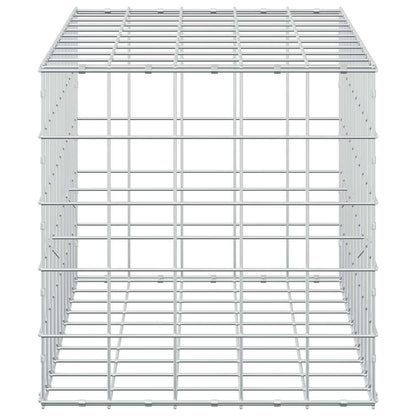 Gabion with 5 mm Wire and 10x10 cm Mesh 50x100x50 cm