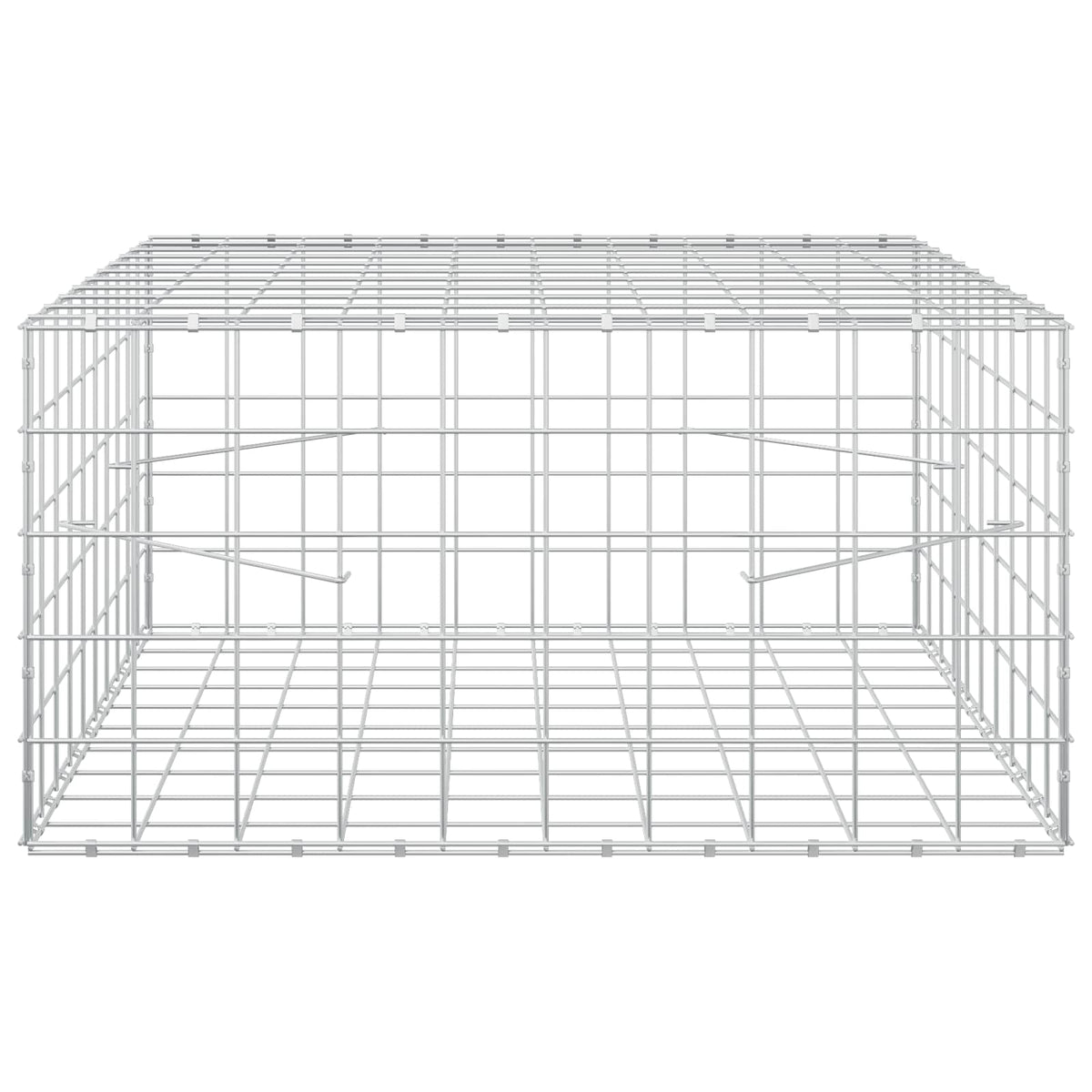 Gabion with 5 mm Wire and 10x10 cm Mesh 100x100x50 cm