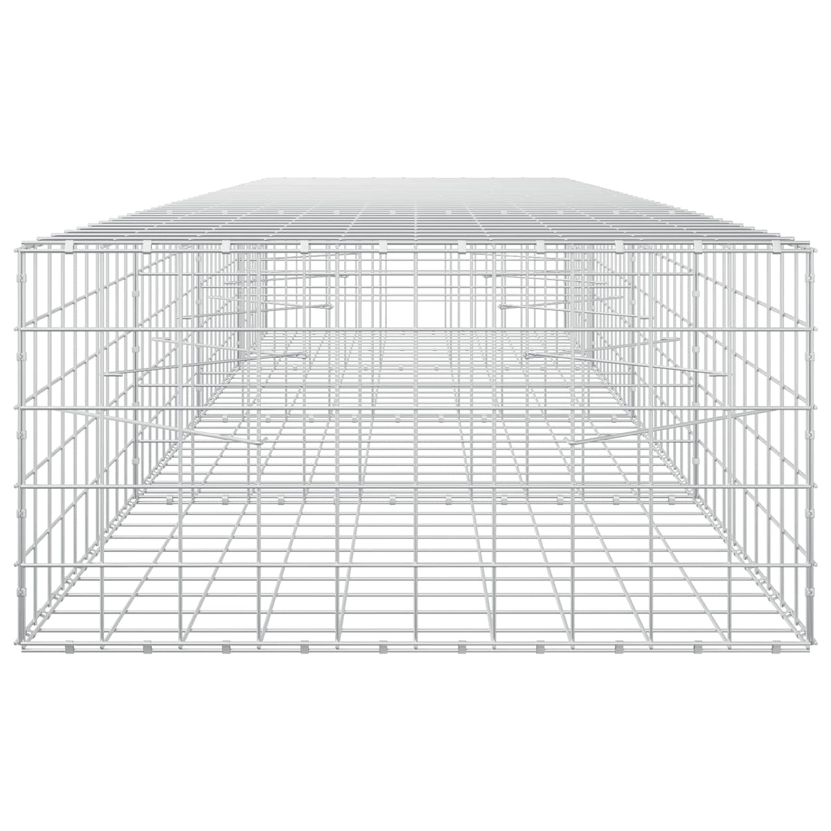Gabion with 5 mm Wire and 10x10 cm Mesh 400x100x50 cm