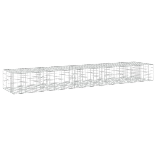 Gabion with 5 mm Wire and 10x10 cm Mesh 450x100x50 cm