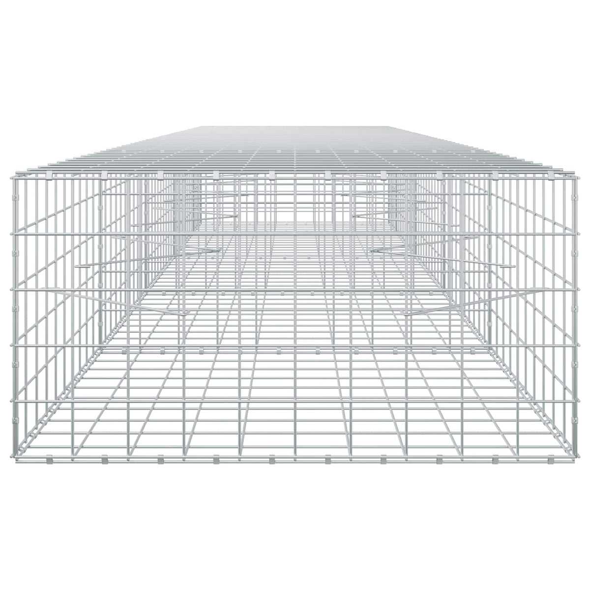 Gabion with 5 mm Wire and 10x10 cm Mesh 450x100x50 cm
