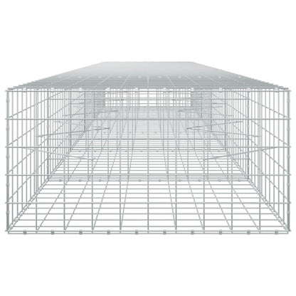 Gabion with 5 mm Wire and 10x10 cm Mesh 550x100x50 cm