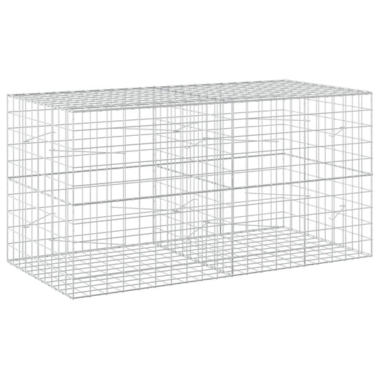 Gabion with 5 mm Wire and 10x10 cm Mesh 200x100x100 cm