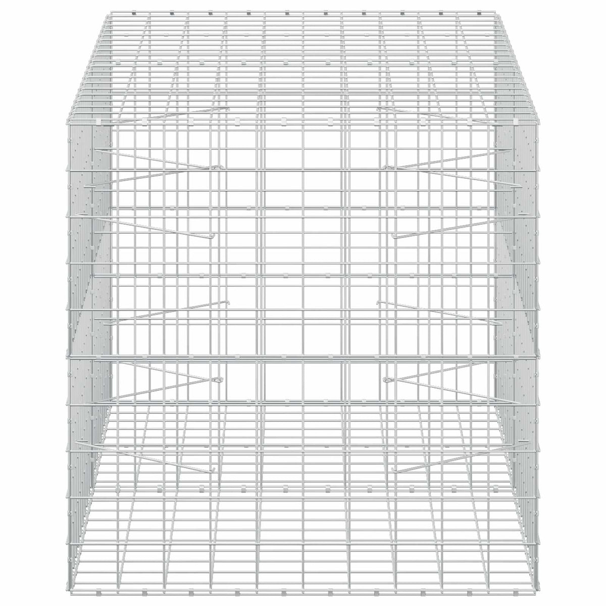 Gabion with 5 mm Wire and 10x10 cm Mesh 200x100x100 cm