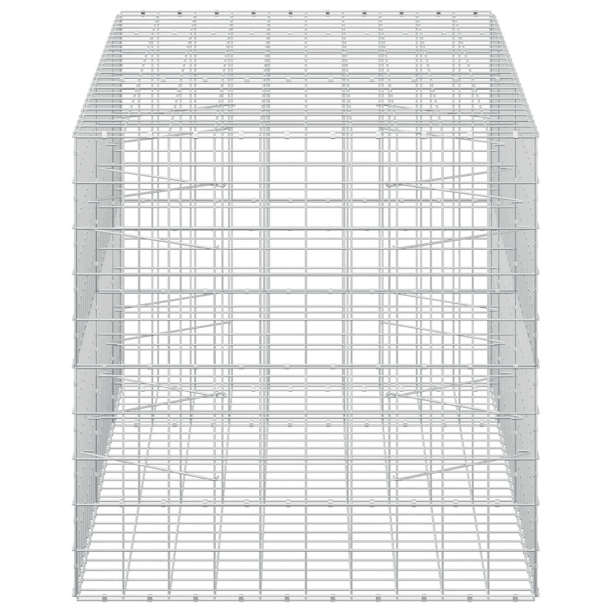 Gabion with 5 mm Wire and 10x10 cm Mesh 250x100x100 cm