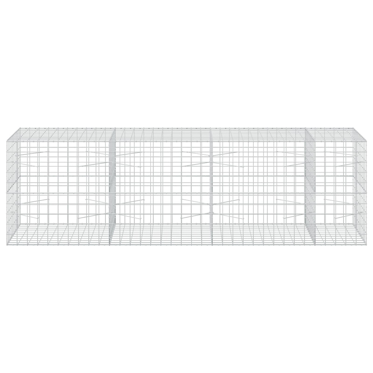 Gabion with 5 mm Wire and 10x10 cm Mesh 350x100x100 cm