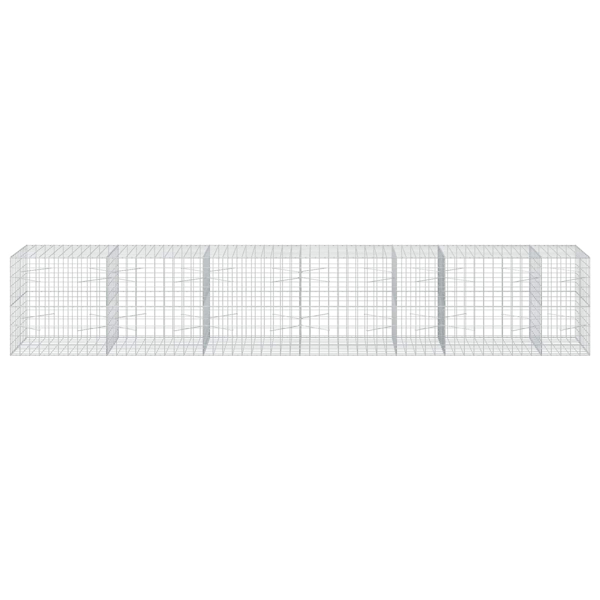 Gabion with 5 mm Wire and 10x10 cm Mesh 550x100x100 cm