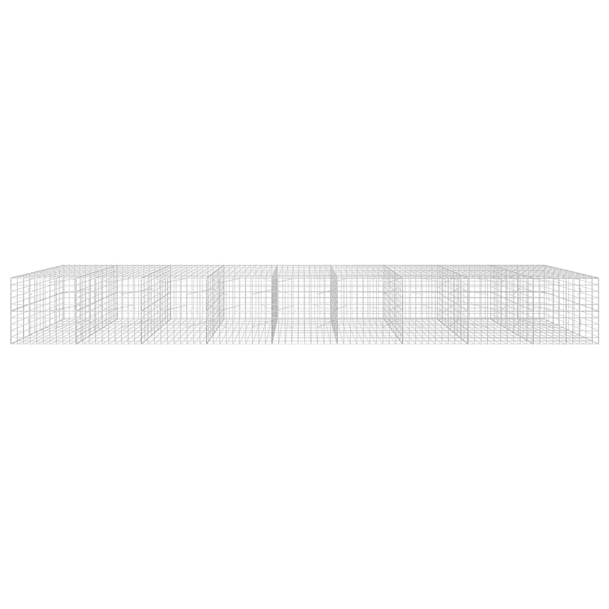 Gabion with 5 mm Wire and 10x10 cm Mesh 900x100x100 cm