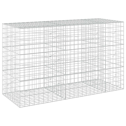 Gabion with 5 mm Wire and 10x10 cm Mesh 250x100x150 cm