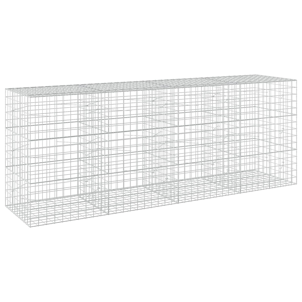 Gabion with 5 mm Wire and 10x10 cm Mesh 400x100x150 cm