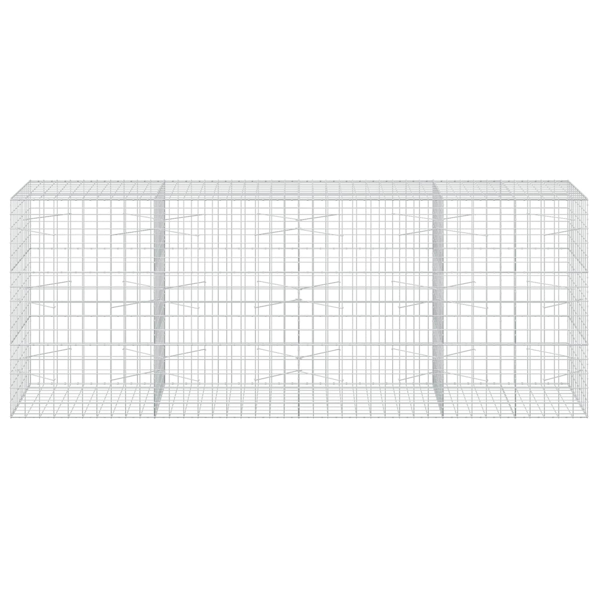 Gabion with 5 mm Wire and 10x10 cm Mesh 400x100x150 cm