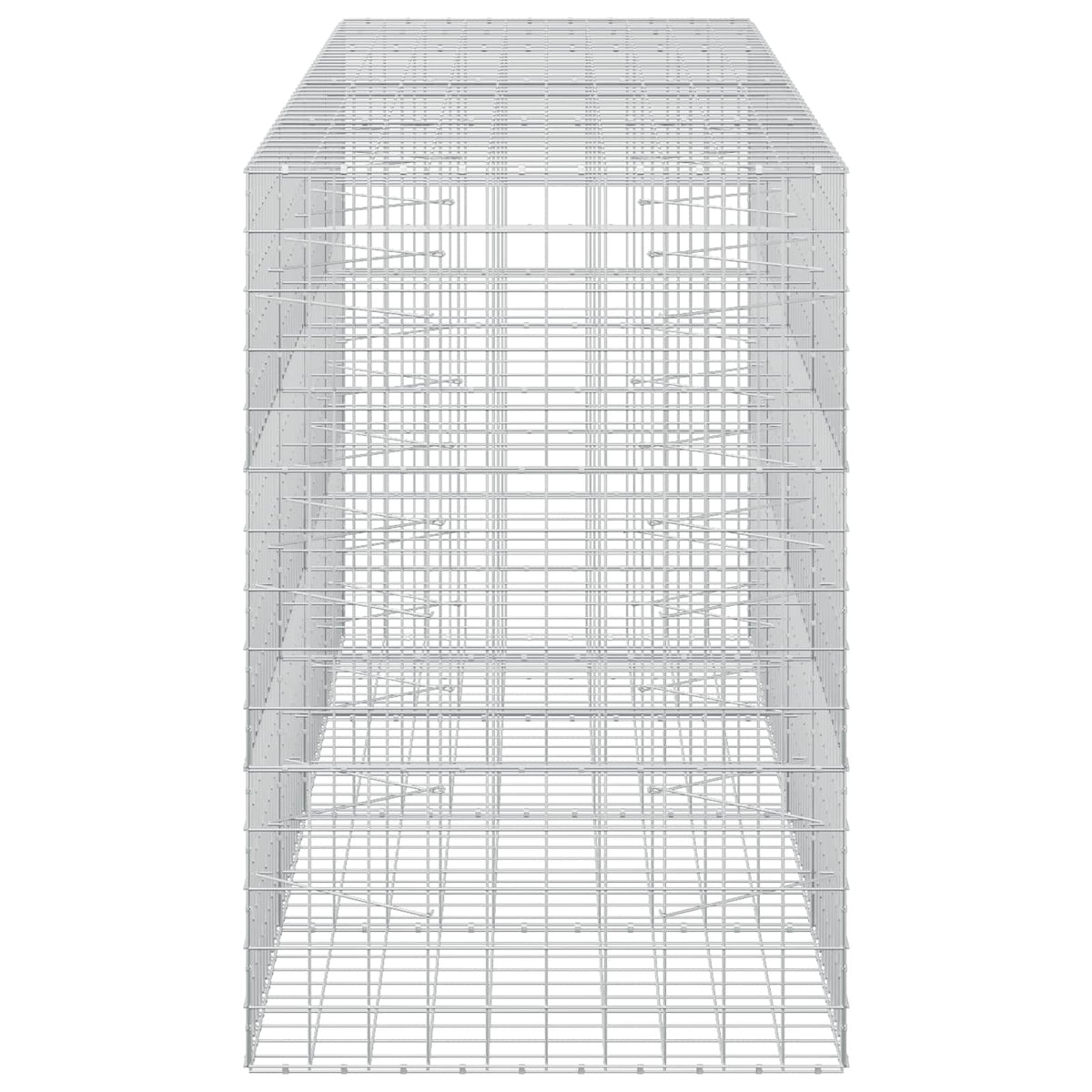 Gabion with 5 mm Wire and 10x10 cm Mesh 400x100x150 cm