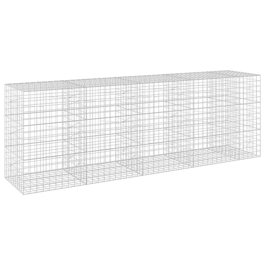 Gabion with 5 mm Wire and 10x10 cm Mesh 450x100x150 cm