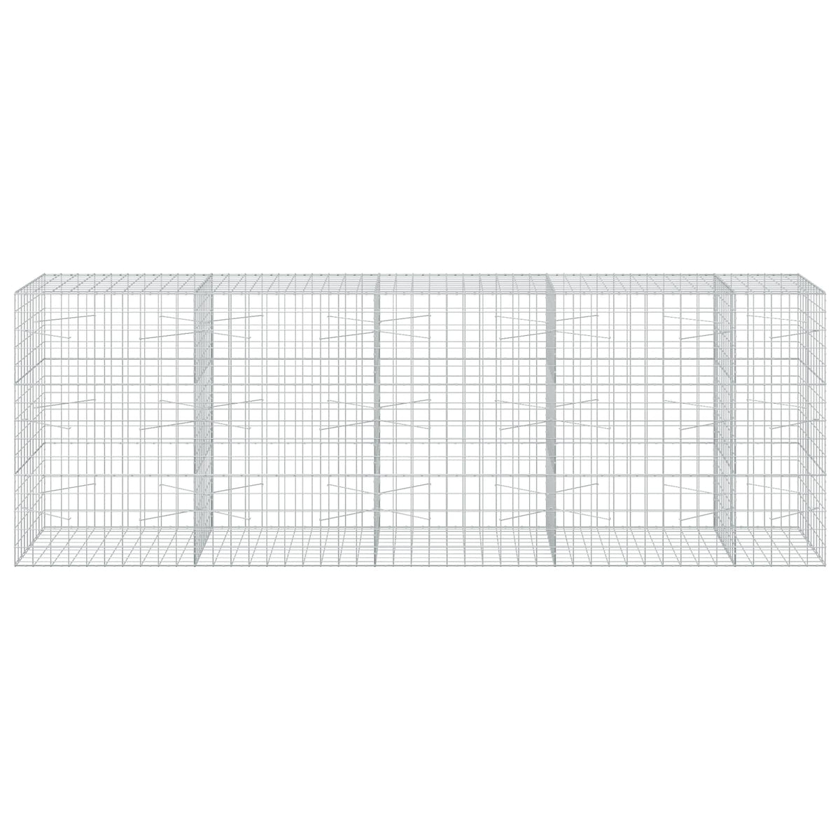 Gabion with 5 mm Wire and 10x10 cm Mesh 450x100x150 cm