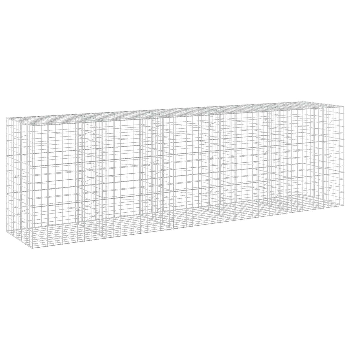Gabion with 5 mm Wire and 10x10 cm Mesh 500x100x150 cm