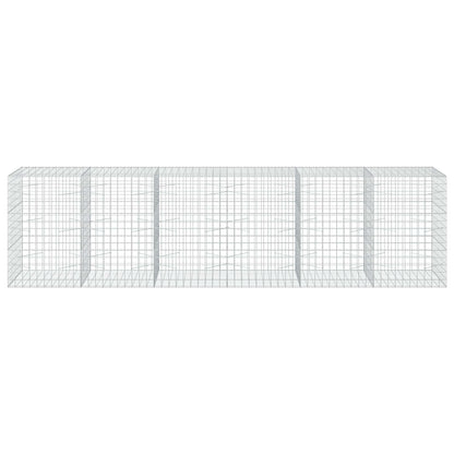 Gabion with 5 mm Wire and 10x10 cm Mesh 600x100x150 cm