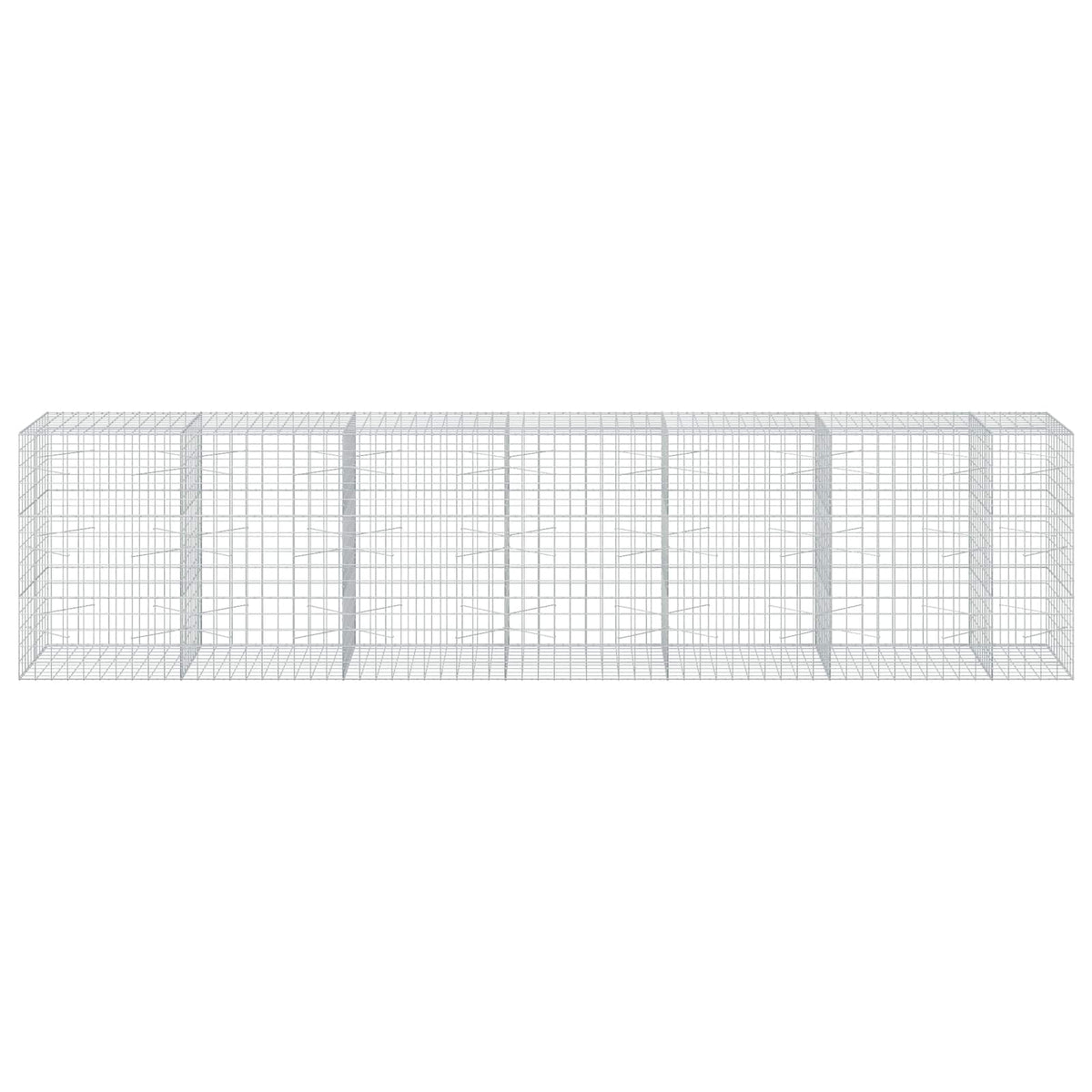 Gabion with 5 mm Wire and 10x10 cm Mesh 650x100x150 cm