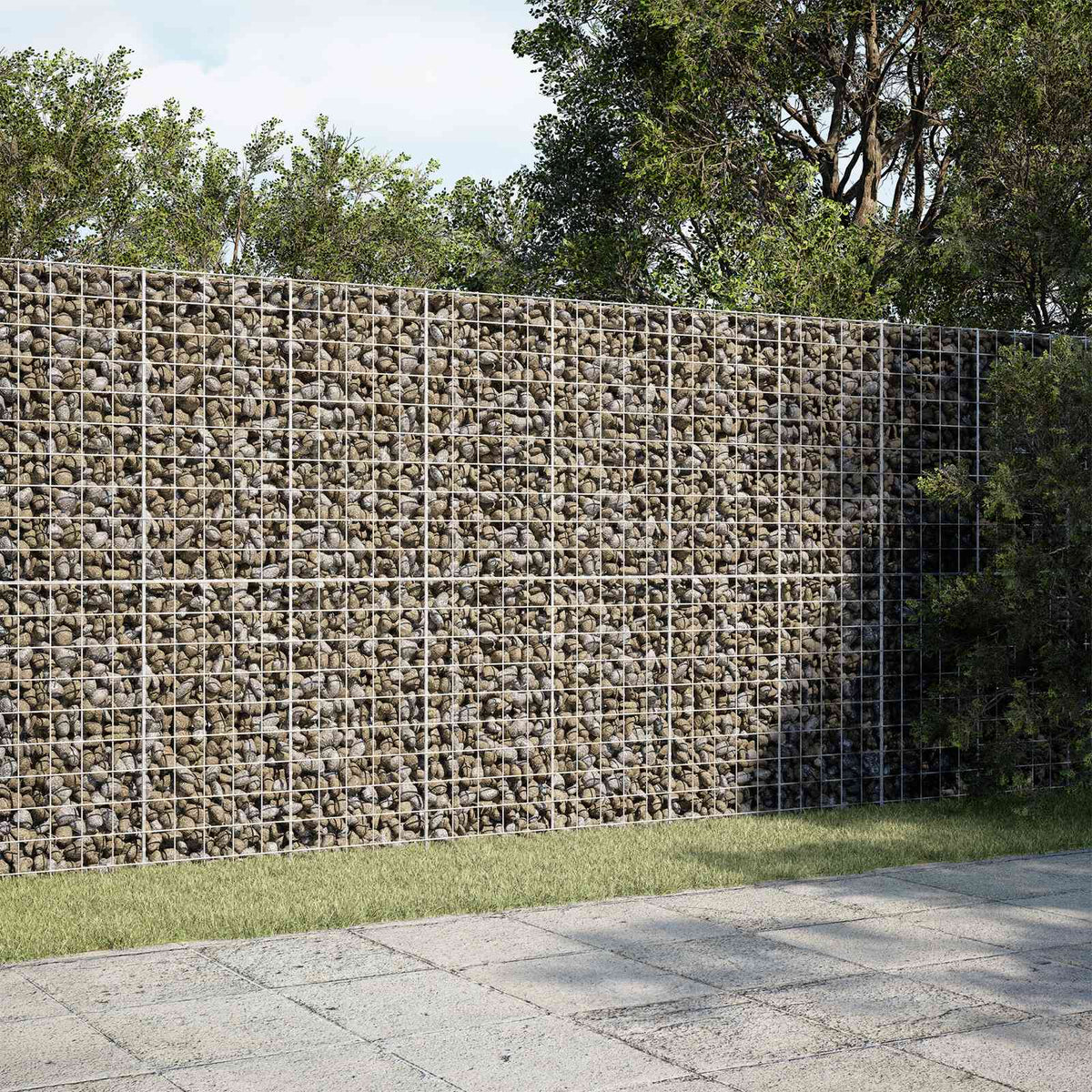 Gabion with 5 mm Wire and 10x10 cm Mesh 250x100x200 cm