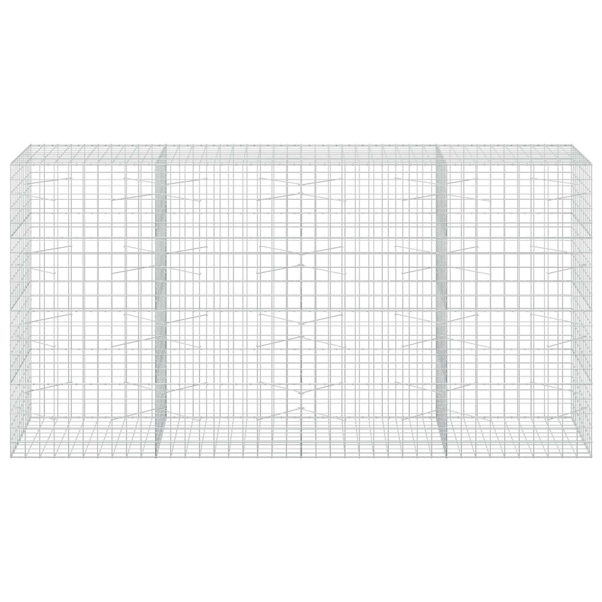 Gabion with 5 mm Wire and 10x10 cm Mesh 400x100x200 cm