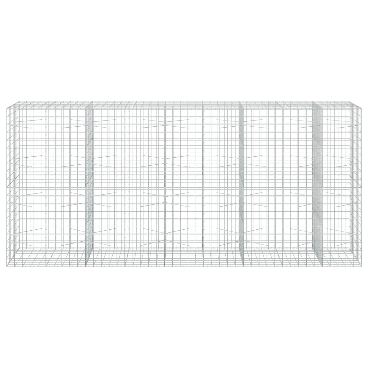 Gabion with 5 mm Wire and 10x10 cm Mesh 450x100x200 cm
