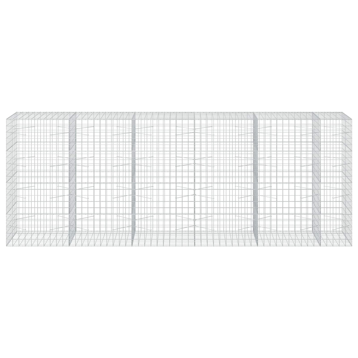 Gabion with 5 mm Wire and 10x10 cm Mesh 550x100x200 cm