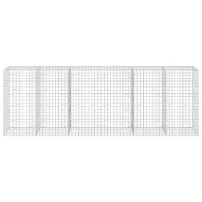 Gabion with 5 mm Wire and 10x10 cm Mesh 600x100x200 cm