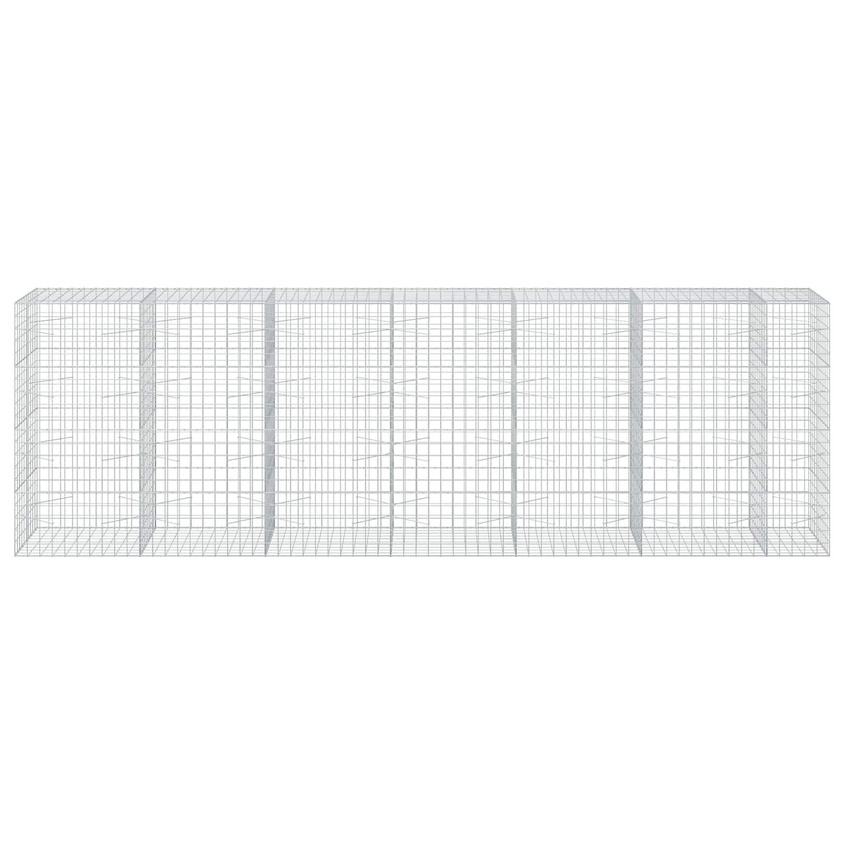 Gabion with 5 mm Wire and 10x10 cm Mesh 650x100x200 cm