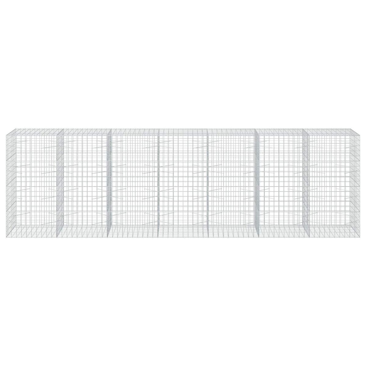 Gabion with 5 mm Wire and 10x10 cm Mesh 700x100x200 cm