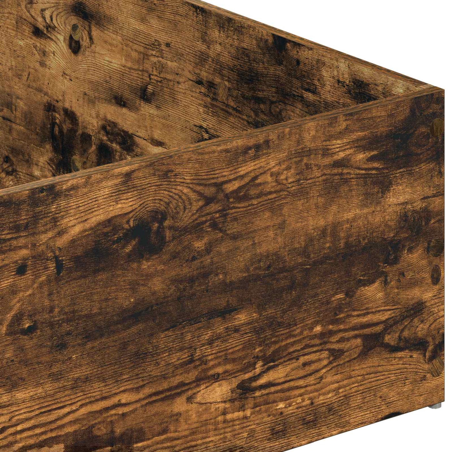 Bed Surround for Adjustable Bed Base Smoked Oak 70 x 200 cm