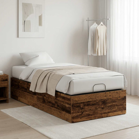 Bed Surround for Adjustable Bed Base Oak wood 90 x 200 cm