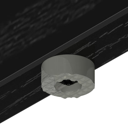 Bed Surround for Adjustable Bed Base Black Oak 90 x 200 cm