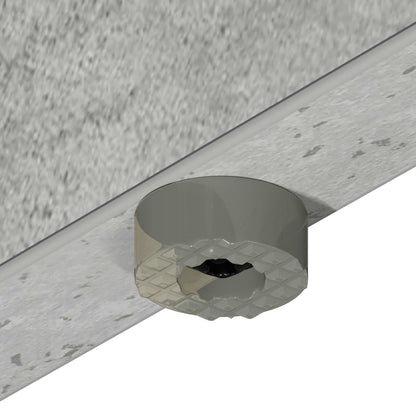 Bed Surround for Adjustable Bed Base Concrete Grey 90 x 200 cm