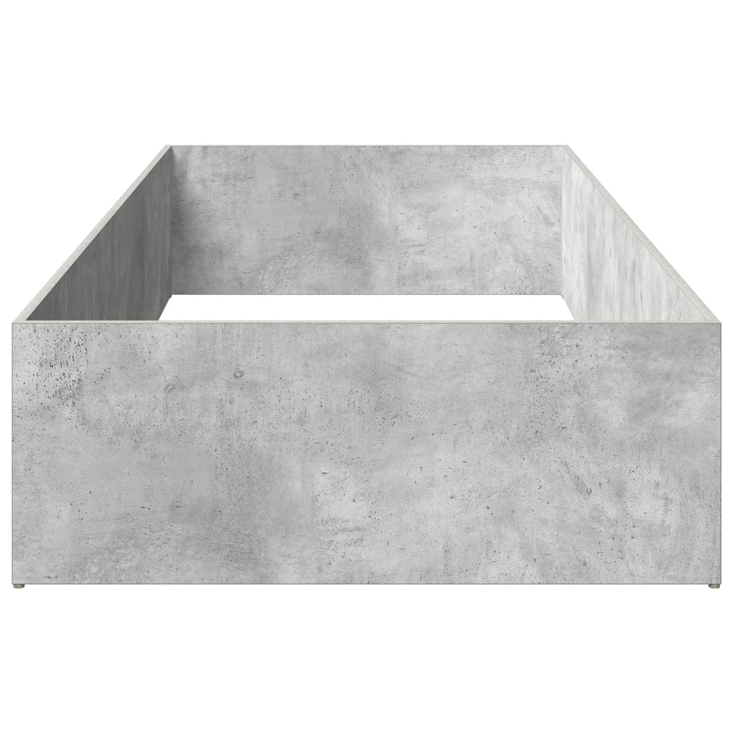 Bed Surround for Adjustable Bed Base Concrete Grey 90 x 200 cm