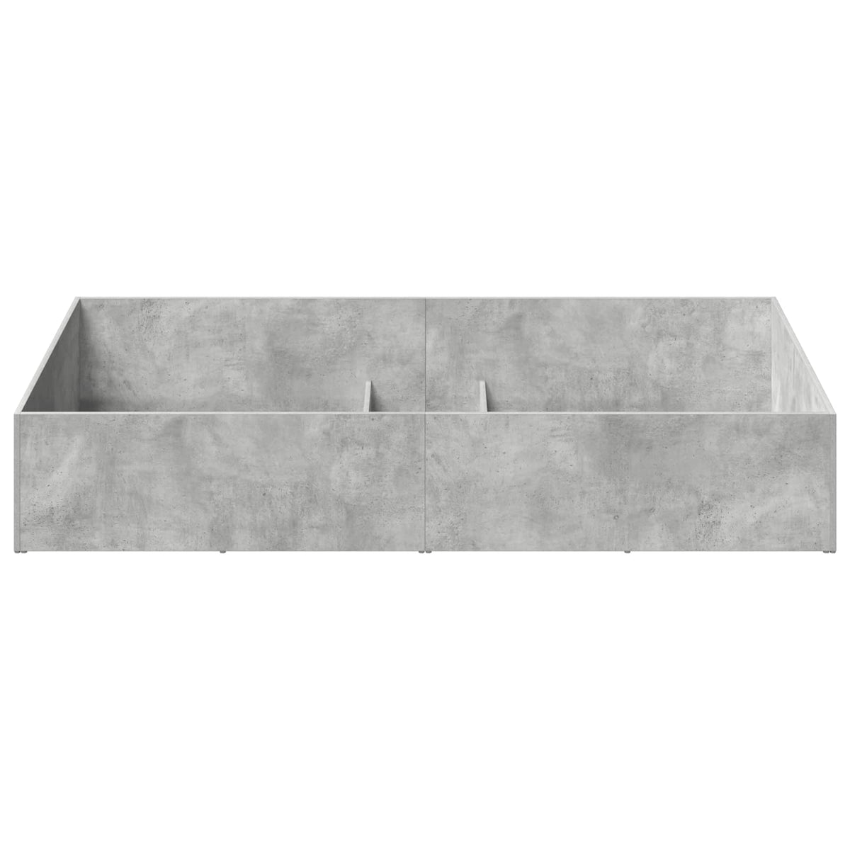 Bed Surround for Adjustable Bed Base Concrete Grey 90 x 200 cm