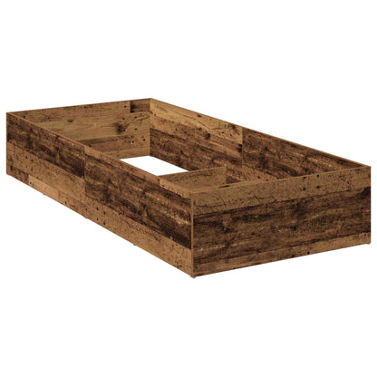 Bed Surround for Adjustable Bed Base Oak wood 90 x 200 cm