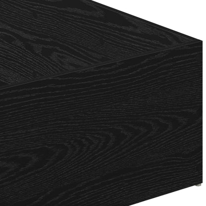 Bed Surround for Adjustable Bed Base Black Oak 100 x 200 cm