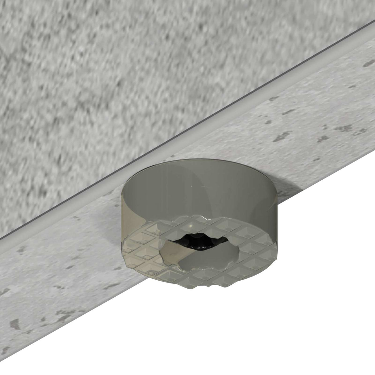 Bed Surround for Adjustable Bed Base Concrete Grey 100 x 200 cm