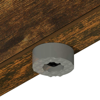 Bed Surround for Adjustable Bed Base Smoked Oak 100 x 200 cm