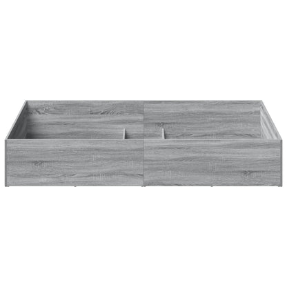 Bed Surround for Adjustable Bed Base Grey Sonoma 100 x 200 cm