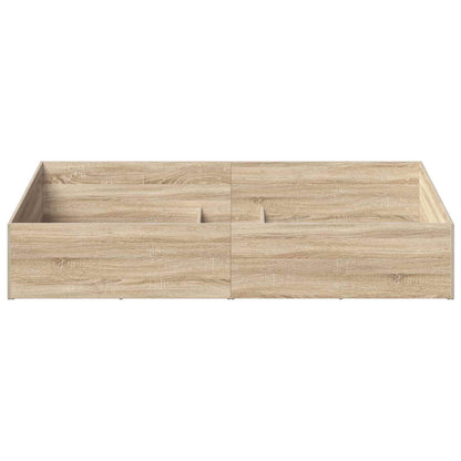 Bed Surround for Adjustable Bed Base Sonoma Oak 100 x 190 cm