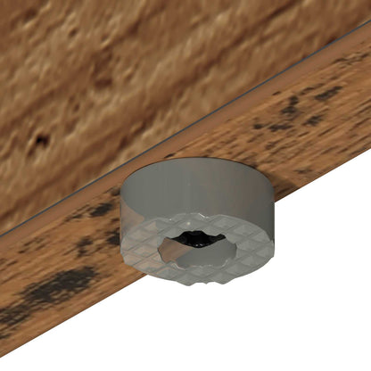 Bed Surround for Adjustable Bed Base Old Wood 100 x 190 cm
