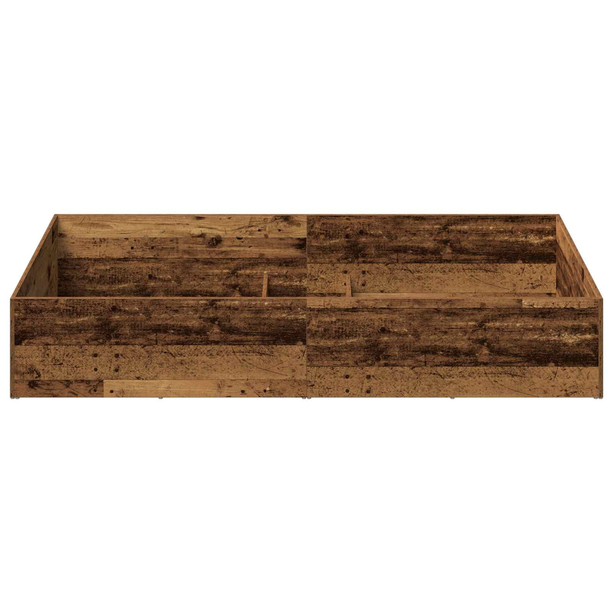 Bed Surround for Adjustable Bed Base Old Wood 100 x 190 cm