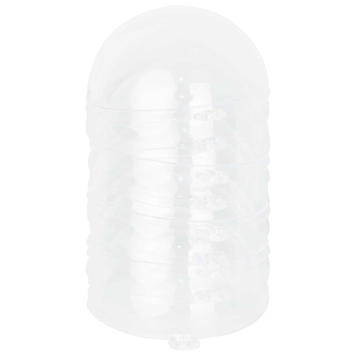 Christmas Ball Set 100 pcs Transparent Dia. 8 cm Plastic