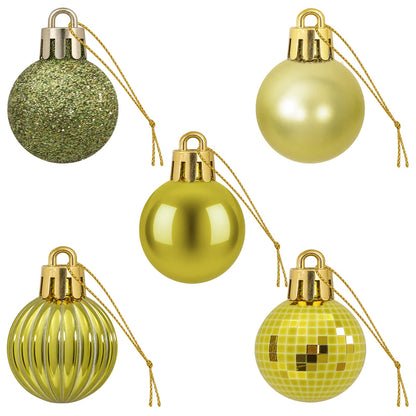 Christmas Ball Set 150 pcs Light Green 3 cm Polystyrene