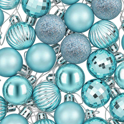 Christmas Ball Set 150 pcs Turquoise 3 cm Polystyrene