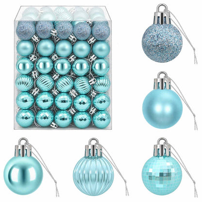 Christmas Ball Set 150 pcs Turquoise 3 cm Polystyrene