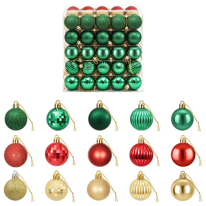 Christmas Ball Set 100 pcs Red, Gold and Green 4 cm Polystyrene
